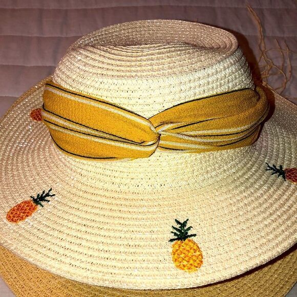 Boho Twisted Front Elastic Back Headbands set of 4 Blue Yellow White Fuchsia - Picture 4 of 12